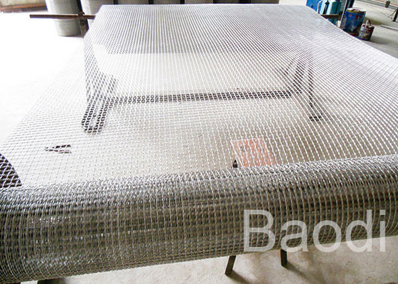 Het vierkante Netwerk van het Staalscherm voor Bouw, het Aluminium Geweven Scherm van het Draadnetwerk