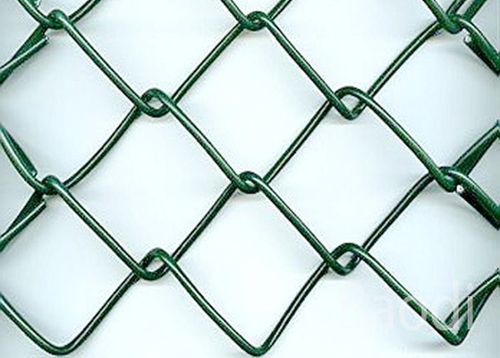 Van het de Verbindingsnetwerk van de stadion Groene Ketting de Omheiningspvc Met een laag bedekte Stof met Vlakke Oppervlakte