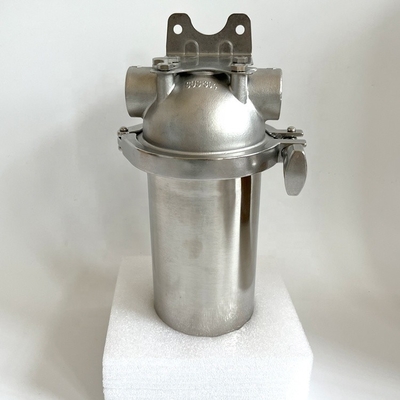 Draadstandaard NPT/BSPT/BSP 40 micron Spin Down Stainless Steel Sediment Filter voor helder kraanwater