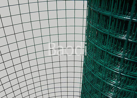 Dierlijke Ss van Omheiningspvc coated 1x1 Las Mesh Green Color 19 Maat