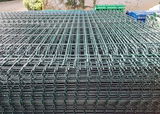 6ft het Ijzer Vierkant Gat van Mesh Fence Pvc Coating Welded van de Tuindraad