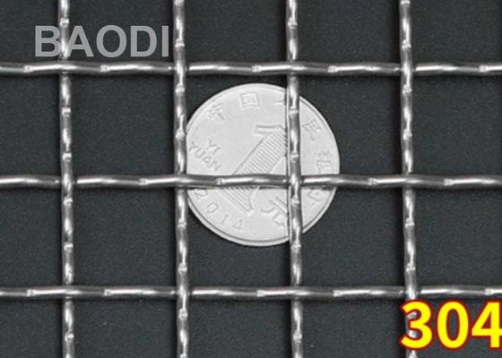 De Geplooide Draad Mesh Square Woven van het mijnbouwscherm 304L Staal