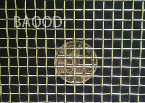 Aluminiumbouw 0.4mm Geplooid Mesh Plain Weaving Alkali Resistant