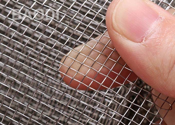Geweven 304 Roestvrij staal Geplooide Draad Mesh Structure Firm