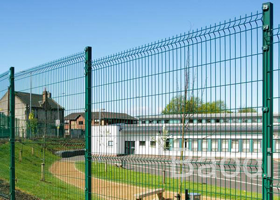 Van de het Netwerkomheining van de tuin het Groene Plastic Draad Comité van Bended met Poortmaat 4 - 11