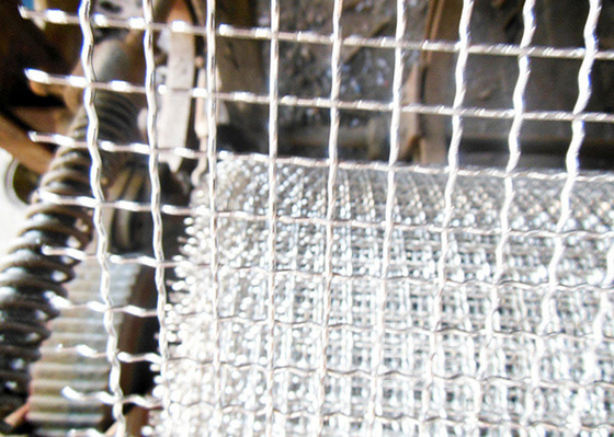 Het vierkante Aluminium plooide Draadnetwerk 1/2“ X 0,063“ voor Architectuur/Bouw