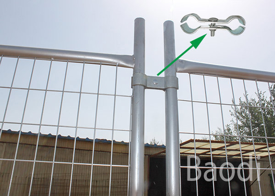 Het verwijderbare Gegalvaniseerde Tijdelijke Gebeurtenis Schermen met Rond Kader/Gelast Netwerk