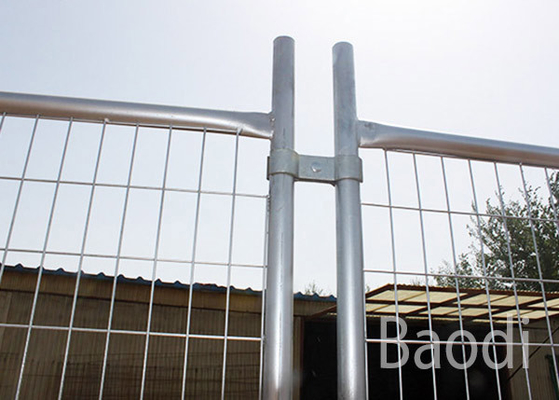 De ronde Post laste Tijdelijk van het de Koolstofijzer van de Netwerkomheining Laag de Draadmateriaal met Voeten