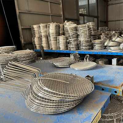 260 / 300mm lengte barbecue draad gaas en BBQ gaas Kookgereedschap met roestvrij staal grill grates