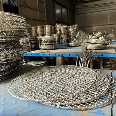 2cm/5cm Benen/voeten Niet-klevend BBQ-net Gemakkelijke metalen constructie voor moeiteloze reiniging en perfecte barbecue
