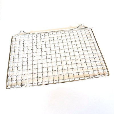 Houtskool roestvrij staal BBQ draad rek voor ultieme grill ervaring rechthoekig paneel breedte 15-65cm