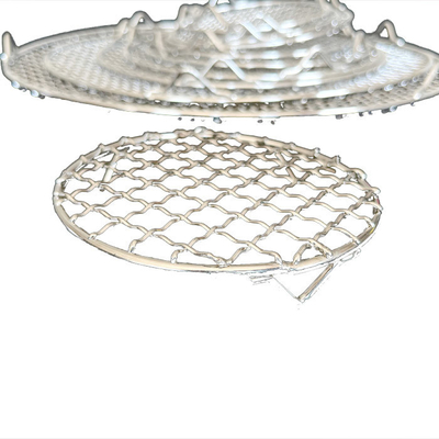 Stijlvolle en praktische BBQ-accessoire Verbeter uw barbecue-ervaring met metalen grillnetten in rechthoekige panelen