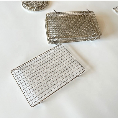 Overige accessoires Herbruikbare rookloze BBQ Grill Grill Ronde paneel Diameter 13-60cm voor gezond en gemakkelijk grillen