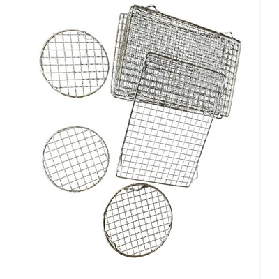 Overige accessoires Herbruikbare rookloze BBQ Grill Grill Ronde paneel Diameter 13-60cm voor gezond en gemakkelijk grillen