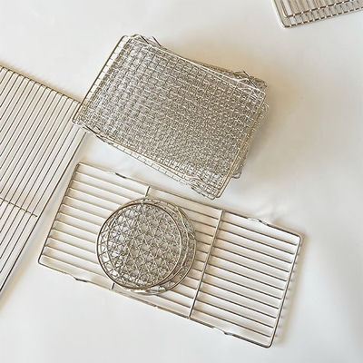 3mm inwendige draad roestvrij staal BBQ grill tray De perfecte aanvulling op uw veelzijdige outdoor kookinstallatie
