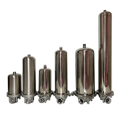5/10/20 inch roestvrijstalen cartridge Filter behuizing voor filtratie Stroomsnelheid 6/8/15 T/H 0 vermogen w