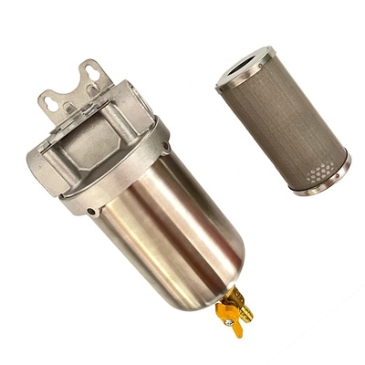 Duurzaam en corrosiebestendig 10 inch grootte SS304 pijplijnfilter voor Engelssprekende kopers