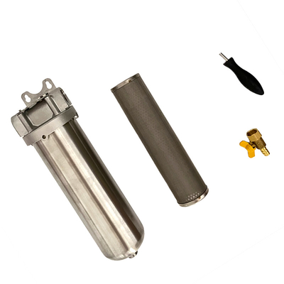 Gepolijste DEF-filterbehuizing Inlaat/Uitlaat 1/2&quot; / 3/4&quot; / 1&quot; voor universele pasvorm op verschillende dieselvoertuigen en -apparatuur