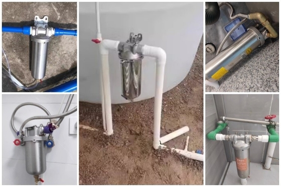 Filter van niet-elektrisch roestvrij staal voor universele waterfilter NPT/BSPT/BSP draad Standaard watervoorfiltratie op zijn best