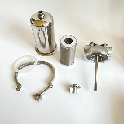 304 roestvrijstalen voorfilter voor het hele huisfiltratiesysteem Inlaat/Uitlaat 1/2" / 3/4" / 1" met draadstandaard NPT/BSPT/BSP