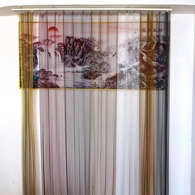 Aluminium keten gaas gordijnen De perfecte decoratieve oplossing voor moderne en hedendaagse ruimtes