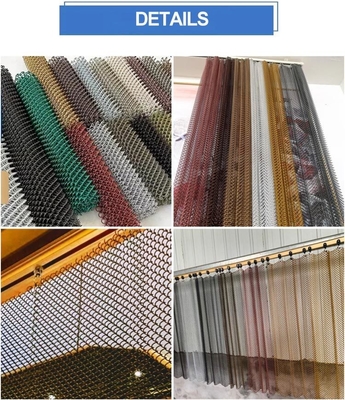 Verander uw ruimte met decoratieve aluminium-metaal gordijnen Verschillende kleuren en aanpassingsmogelijkheden