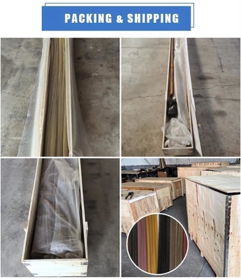 Verander uw ruimte met decoratieve aluminium-metaal gordijnen Verschillende kleuren en aanpassingsmogelijkheden