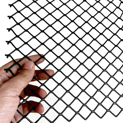 Service voor het verwerken van schermen Decoratieve diamantenvormige gaten Vlakgemaakt aluminium uitgebreid metalen gaas voor plafondgevels