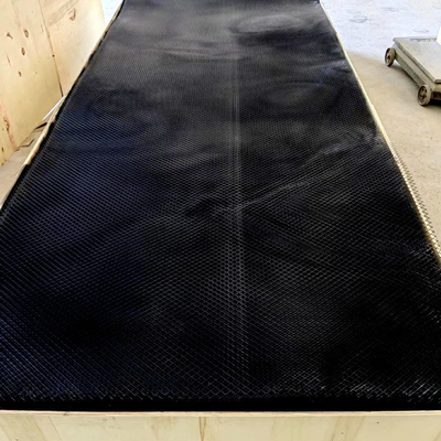 Service voor het verwerken van schermen Decoratieve diamantenvormige gaten Vlakgemaakt aluminium uitgebreid metalen gaas voor plafondgevels