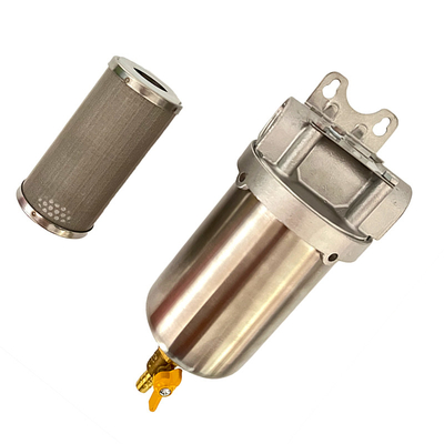 5/10/20 inch SS304 SS316 pijpleiding Filter behuizing voor water / voedsel Liquid Filtratie Maximale werkdruk 0.1-1Mpa