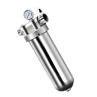 Gepolijste waterprefiltratie roestvrijstalen voorfilter voor huissystemen 5/10/20 inch
