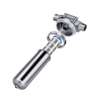 Waterfilterinstallatiesysteem Robuust roestvrij staal huishoudelijk voorfilteringssysteem 10 inch voorfilter voor schoon en veilig water