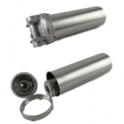 Waterfilterinstallatiesysteem Robuust roestvrij staal huishoudelijk voorfilteringssysteem 10 inch voorfilter voor schoon en veilig water