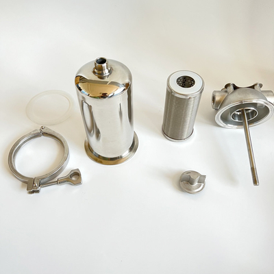 Filtratiesysteem van roestvrij staal voor zuivere smaak en gezondheid Toepasselijke waterdruk 0,1-0,8 MPa Gezuiverde waterstroom 15000L/H