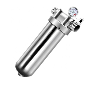 Stroommodulaire roestvrijstalen voorfilter 10&quot; Filterpatroonlengte voor SS304/SS316 en gewone druktype