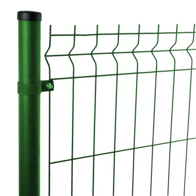 PVC bedekte zware 3D metaaldraad hek Farm-vriendelijke beveiliging met anti-klim design en 4/ 4.5/ 5mm draad diameter