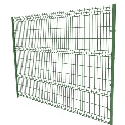 Mesh Size 50*200/55*200mm Pvc coated Frame Curvy Galvanized 3D Fence Panels voor innovatieve omgevingen en chique landschappen