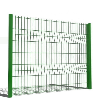 3D gelast gaas hek met verbeterde zichtbaarheid gegalvaniseerd en PVC bedekt decoratief buitenschild