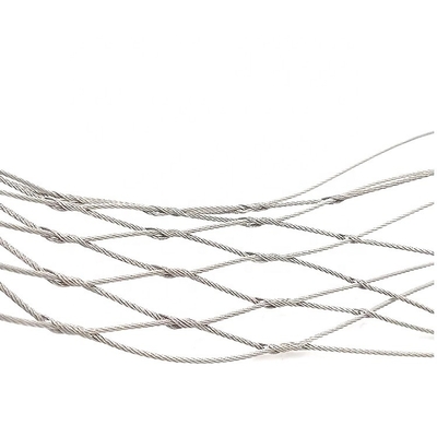 304 roestvrij staal draad touw veiligheidsnet Ideaal voor klimplanten Maasgrootte 20 mm tot 200 mm Duurzaam Ferrule Style Weave