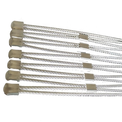 Balustrades Beschermende Mesh Ferrule stijl Flexibel roestvrij staal draad touw Dierensluiting Mesh