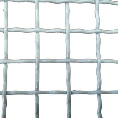 Twill Weave Protective Mesh Custom Size Woven Grill Netting gegalvaniseerd Marine Crimped Wire Mesh voor trappen