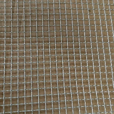 Twill Weave Protective Mesh Custom Size Woven Grill Netting gegalvaniseerd Marine Crimped Wire Mesh voor trappen