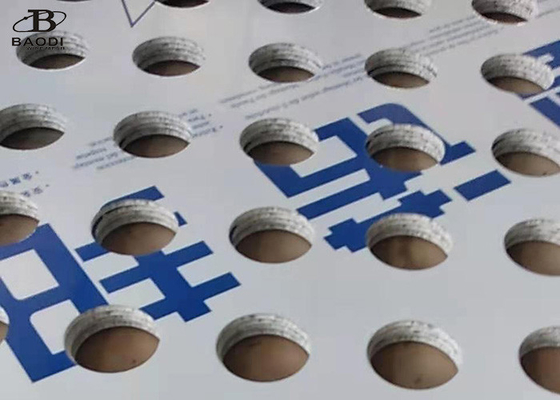 0.8mm het Ronde Netwerk van het Gatenplafond Geperforeerde Roestvrije staal