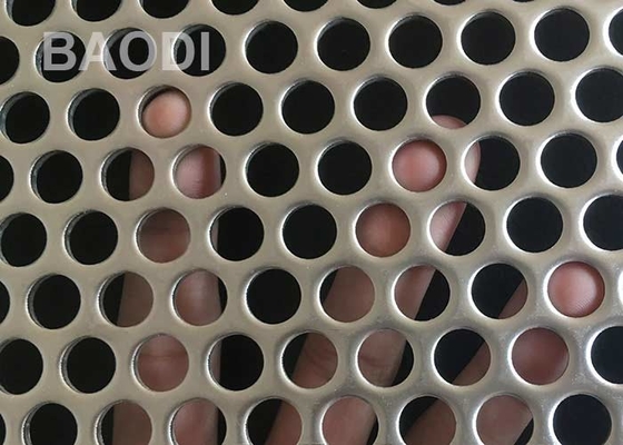 Roestvrij staal 304 316L Geperforeerd Mesh Round Hole 1m X 2m