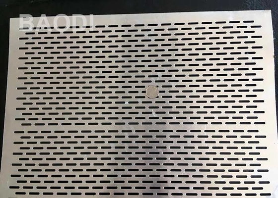 Breedte 1M Perforated Wire Mesh Construction Screen van het aluminiumroestvrije staal