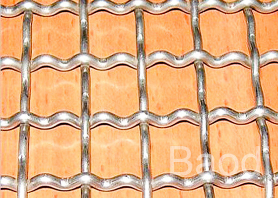 304 het materiële Netwerk van Barbecueoven net lock crimp wire