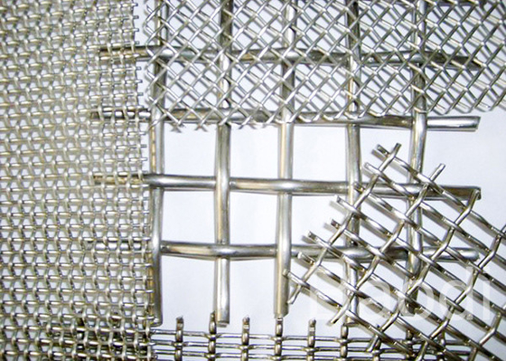 Oem 1.25mm Roestvrij staal Geplooide Draad Mesh Corrosion Resistant