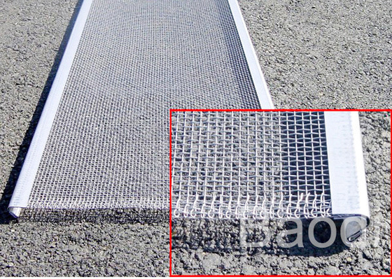 Bouwend het Decoratieve Scherm 1.6mm Roestvrij Geplooid Draadnetwerk