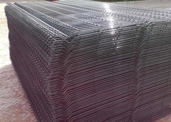 8 voet-Pvc van Draadmesh security fencing welded iron bedekte Vierkant Net met een laag