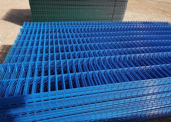 Rond Postdraadmesh garden fence pvc coated Gegalvaniseerd Ijzer